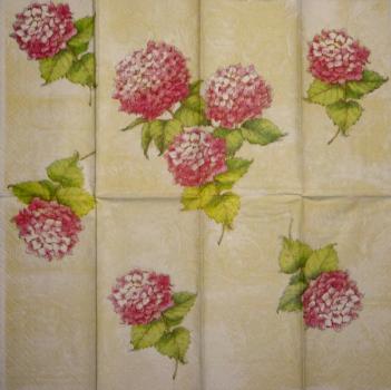 035 Hydrangeas - 3-ply (weiß) - Ihr - CS